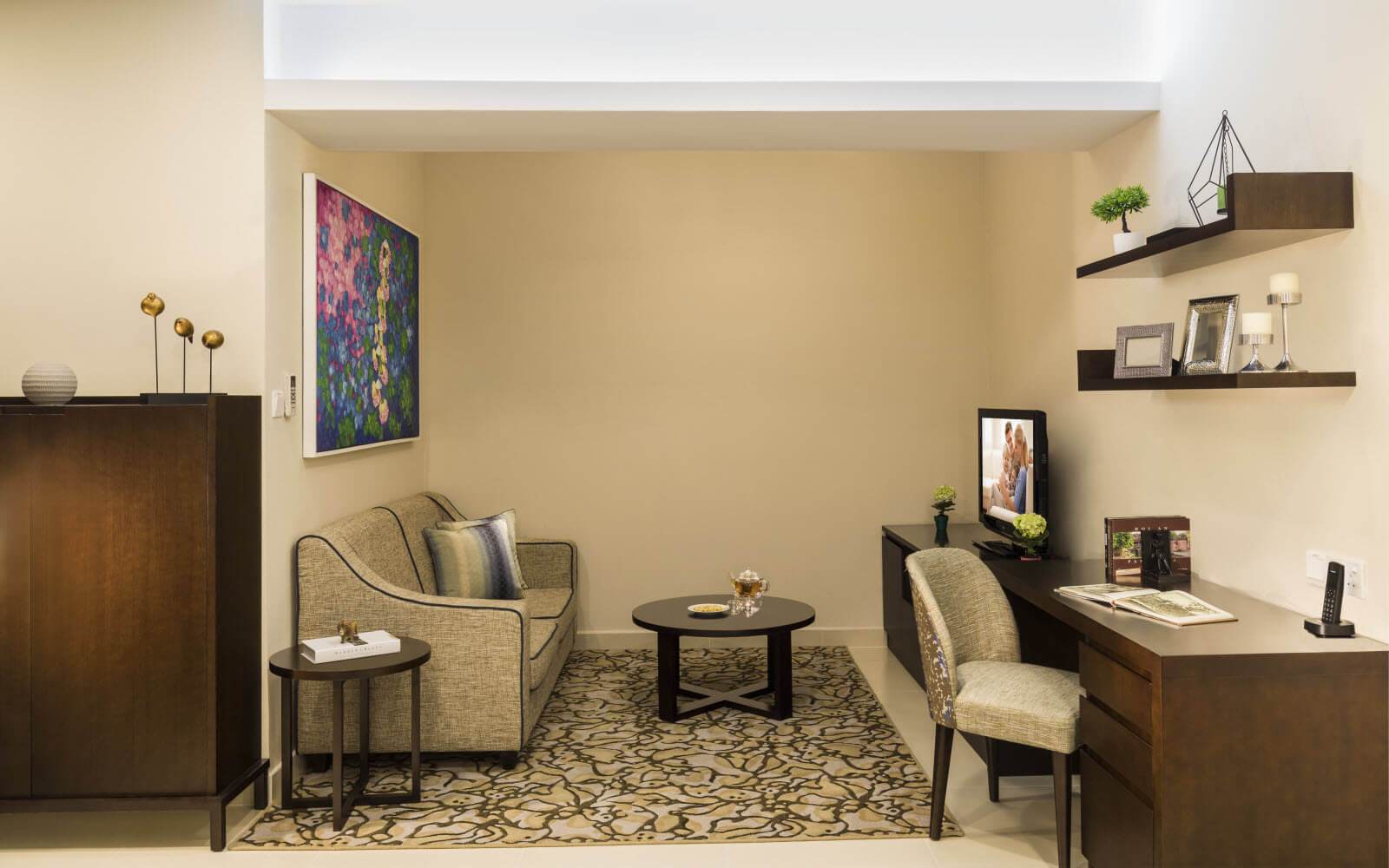 One Bedroom - Living Room