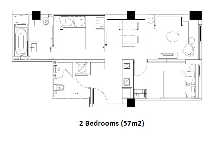 Two-Bedroom