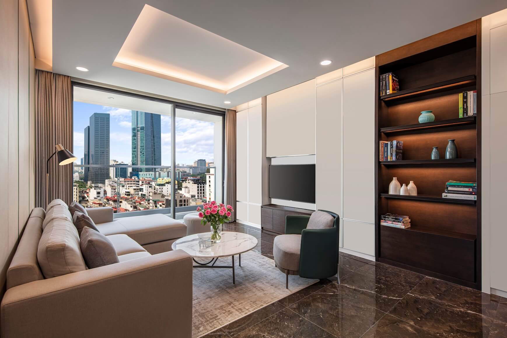 Three-Bedroom - Living Room