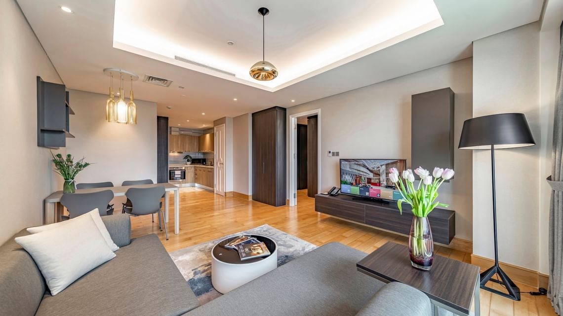 One Bedroom - Living Room