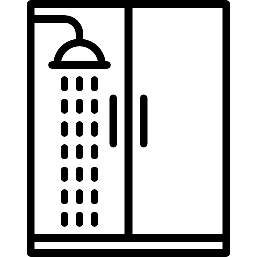 Separate Shower & Toilet Area